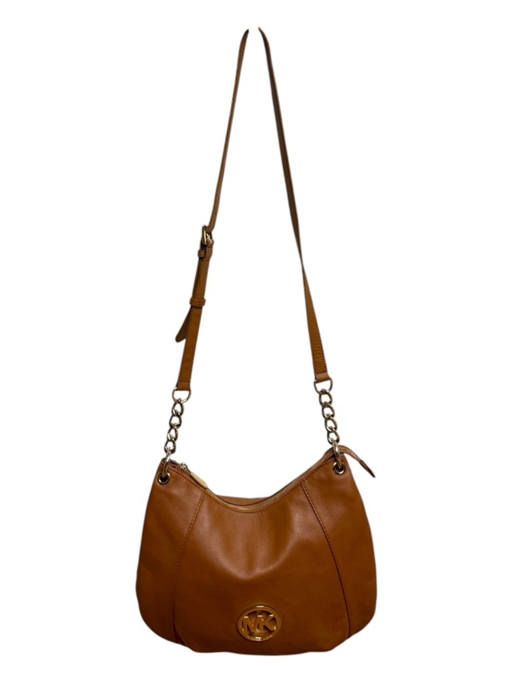 Michael Kors Fulton Large Pebbled Leather Hobo Shoulder Bag